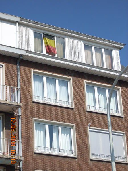 Drapeau belge à la fenêtre (006)