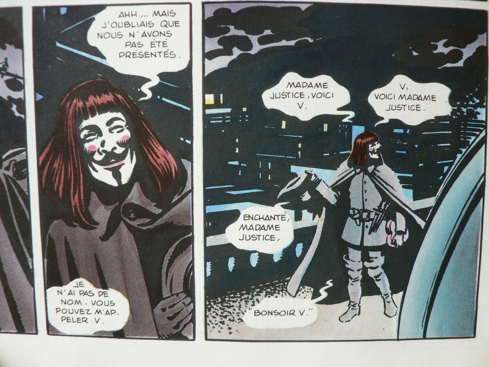 V Pour Vendetta 1 Visages Alan Moore David Lloyd 1988