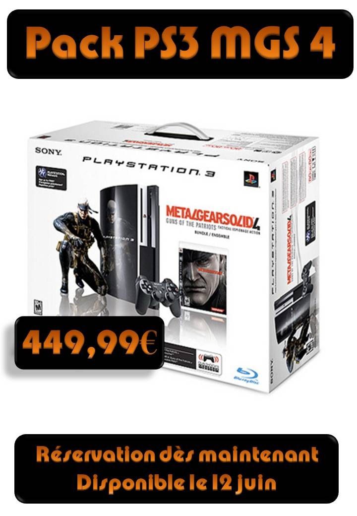 A4 Pack PS3 MGS4