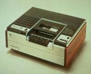 Un lecteur Betamax. Ouais, c'est vintage.