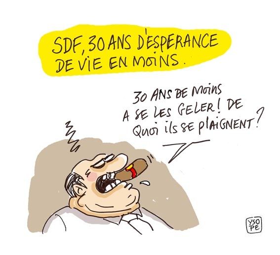 SDF 30 ans en moins