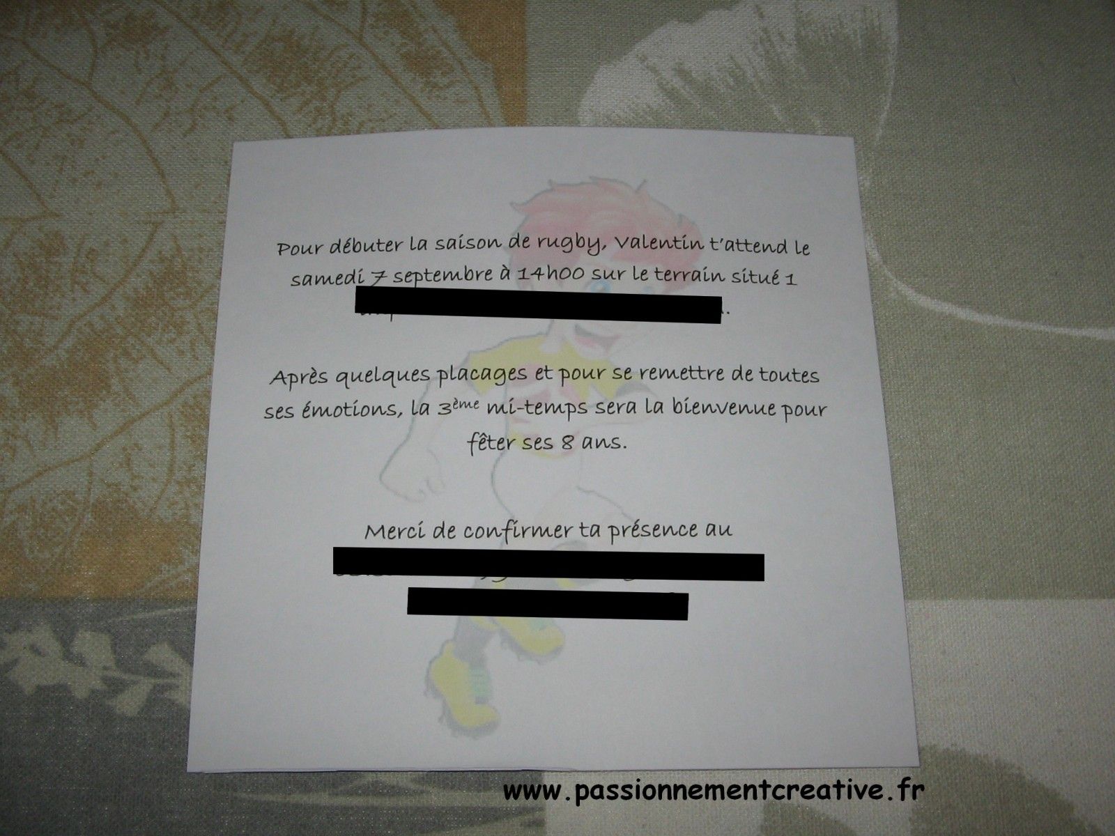 carte d'invitation pour un anniversaire 50 ans