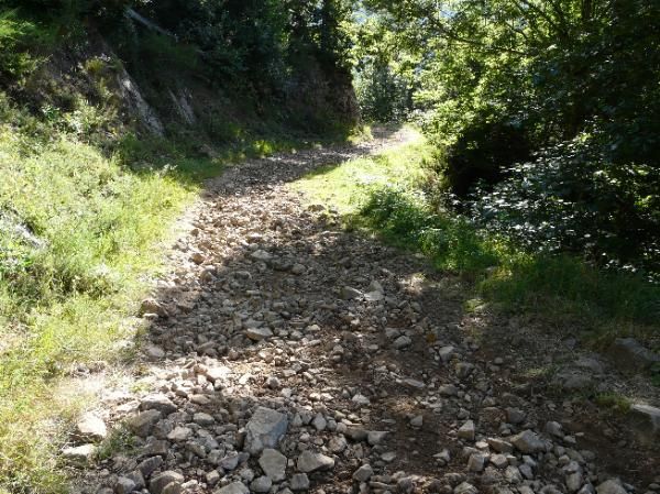 un chemin pas très roulant !