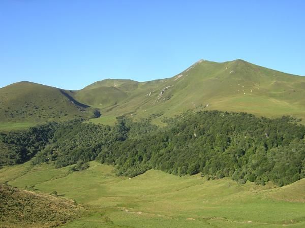 en redescendant sur le Chambon...