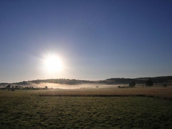 banc de brume dans la plaine de Laschamps