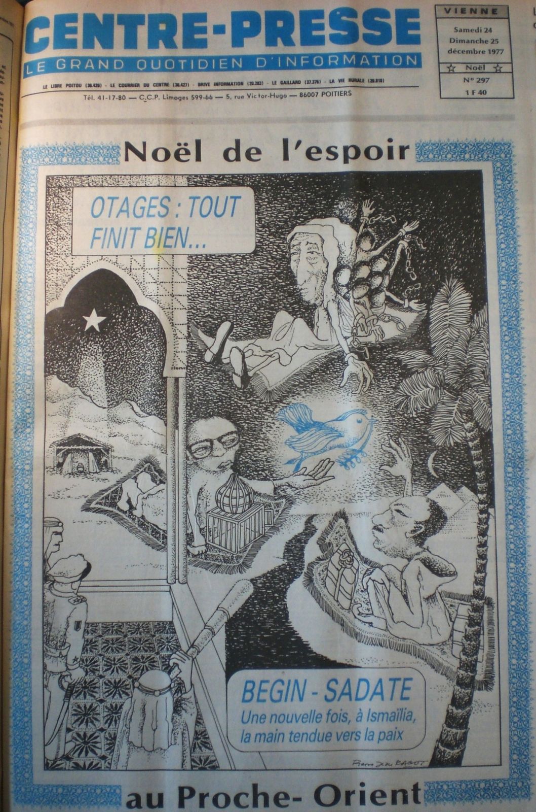En quasi-direct de 1977: Joyeux Noël à toutes et à tous