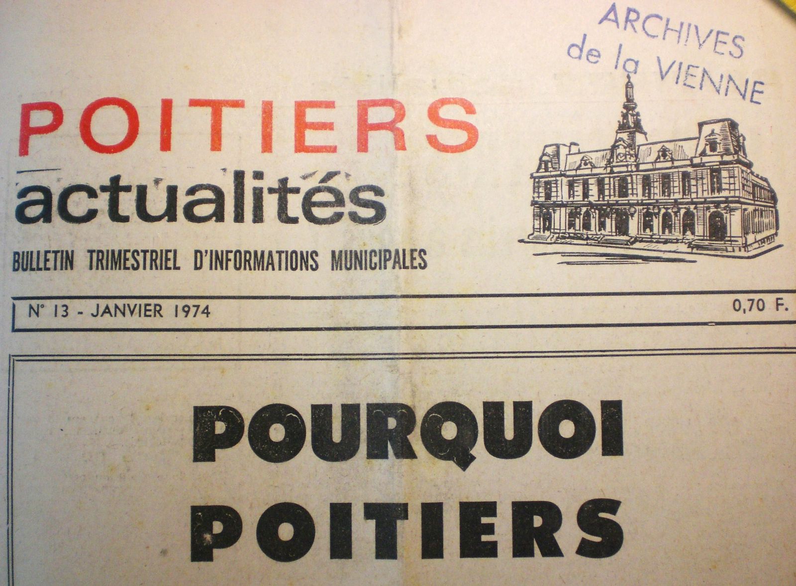 Pourquoi Poitiers