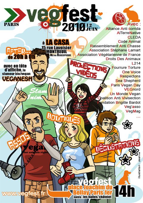 affiche vegfest 2010 petit format
