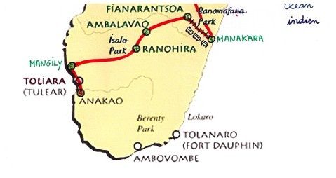 de Manakara à Tuléar