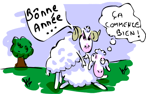 Bonne année, pleine d'amour