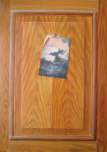 Faux bois et moulures en trompe l'oeil Faux bois et moulures en trompe l'oeil