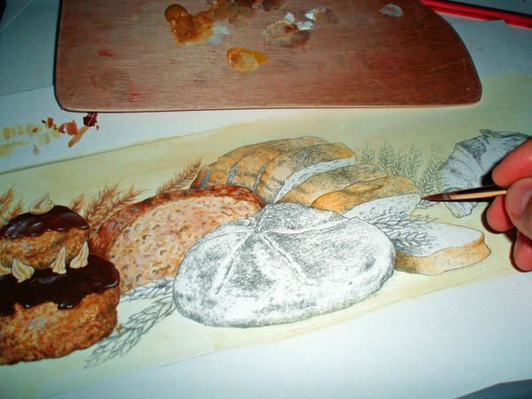 maquette pour boulangerie