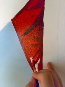 Christophe Eudeline. Drapé en cours d'éxécution