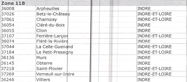 carte SER Z 12
