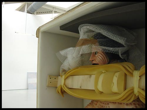 accrochage ORLAN Musée d'art moderne de Saint-Etienne