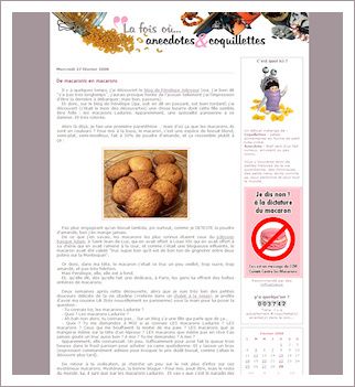 La fois où : anecdotes& coquillettes - ancien design La fois où : anecdotes& coquillettes - ancien design