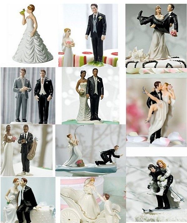 Figurine Gateau De Mariage De Couleur Déco Mariage