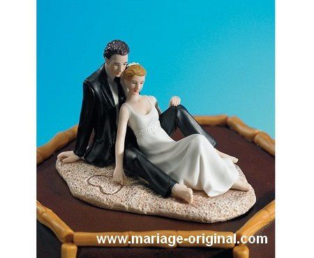figurine-gateau-mariage-plage