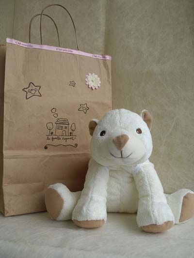 peluche DMC ours peluche brodée anaëlle