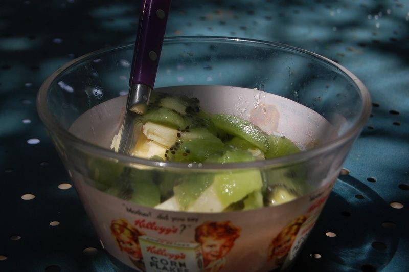 Salade kiwis et bananes