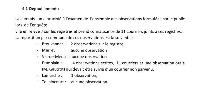 participation EP damblain