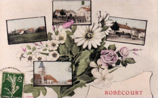 Collection de cartes postales anciennes sur Robécourt