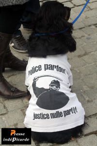 tout le monde participe... Presse indéPicarde Chien Police partout justice nulle part ! manifs étudiants Amiens