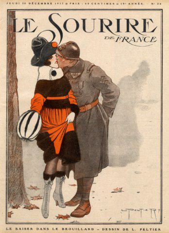 26193-peltier-1917-kiss-lover-elegant-parisienne-soldier-ar