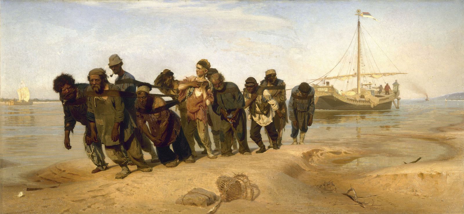 Les bateliers de la Volga" Ilya Repin