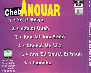 TÉLÉCHARGER ALBUM CHEB ANOUAR 2008 CHEB 2008 ALBUM TÉLÉCHARGER ANOUAR