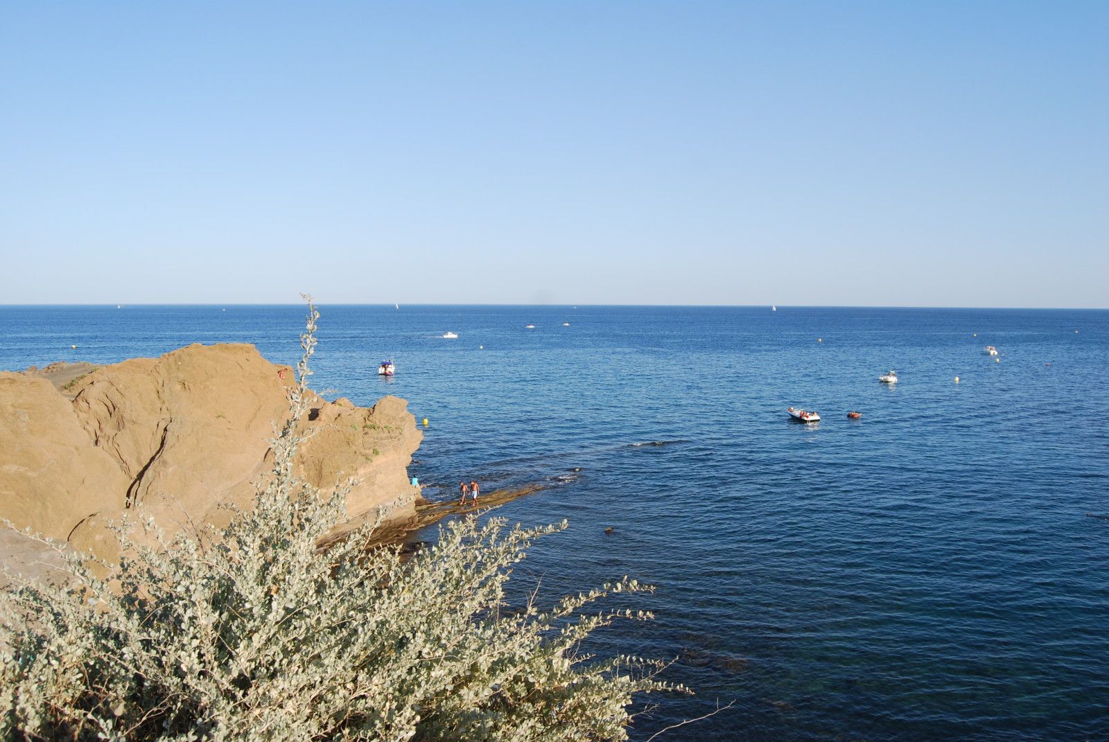 les falaises...