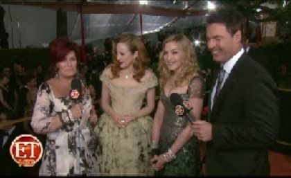 Madonna at 2012 Golden Globe Awards: Red Carpet Interviews