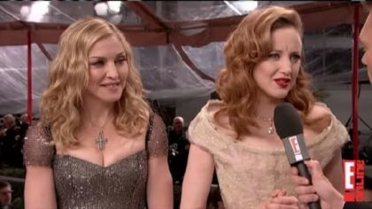 Madonna at 2012 Golden Globe Awards: Red Carpet Interviews