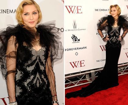 Madonna at NY premiere of ''W.E.'': More Photos