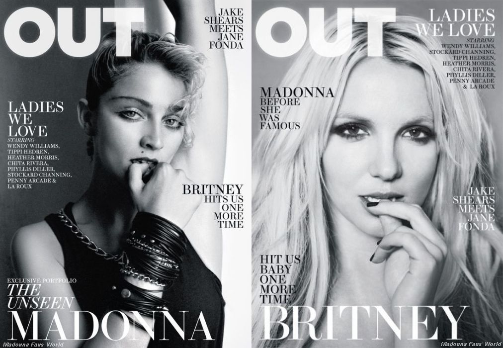 britney spears out magazine cover. Britney Spears or Madonna?