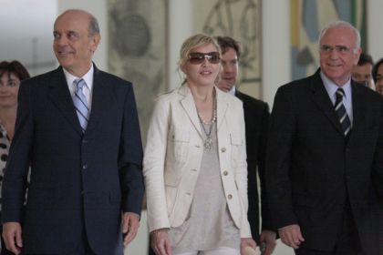 Sao Paulo Governor José Serra about Madonna after their meeting