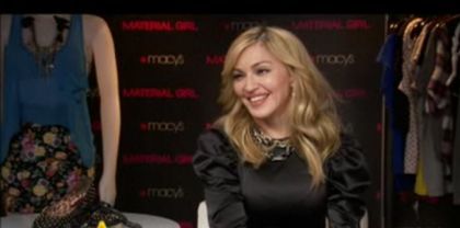 'Material Girl' line: interview with Madonna by ''Access Hollywood''