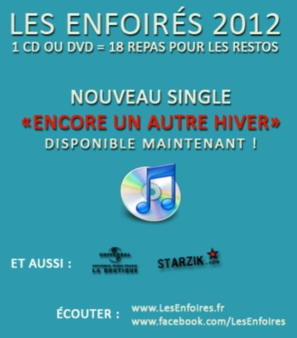 Madonna Fans' World supports Les Restos du Coeur and Les Enfoirés Madonna Fans' World supports Les Restos du Coeur and Les Enfoirés
