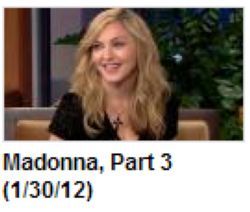 Madonna in ''The Tonight Show with Jay Leno'': 3 Video Clips Madonna in ''The Tonight Show with Jay Leno'': 3 Video Clips