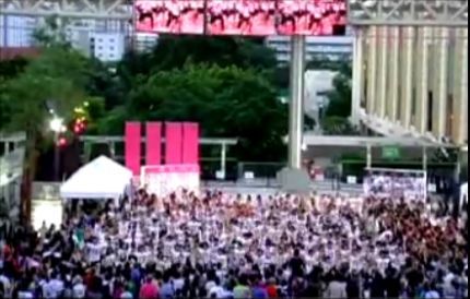 Madonna Celebration Dance Tribute Video Dance Mob at Parc Paragon, Thailand