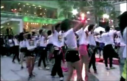 Madonna Celebration Dance Tribute Video Dance Mob at Parc Paragon, Thailand
