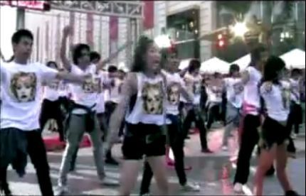 Madonna Celebration Dance Tribute Video Dance Mob at Parc Paragon, Thailand