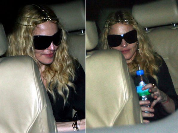 Sticky & Sweet Tour: Madonna at the party by Giovani Bianco at Bar Secreto in Sao Paulo to celebrate the end of the tour
