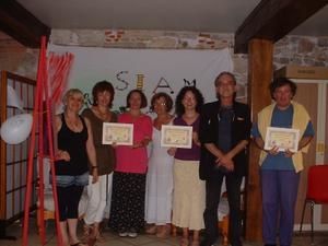 toute la troupe : brigitte, day, maria, corinne, helene, alain, philippe. toute la troupe