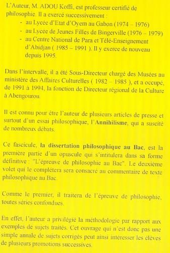 Dissertation bac 2004
