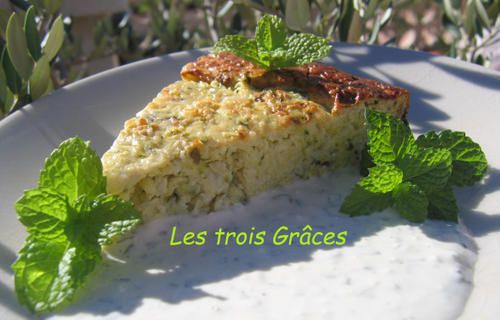 gateau de courgette à la menthe gateau de courgettes à la menthe