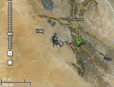 Localisation Babylone Bagdad
