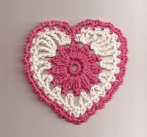 Petit coeur au crochet traduit! - Le blog de Bidouillette