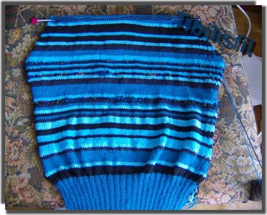 pull kal Louloux au tricot