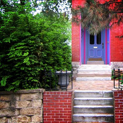 Porte violette St-Louis